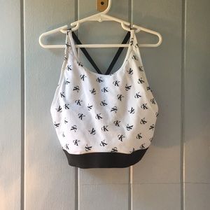 Calvin Klein urban outfitters crop bra bralette
